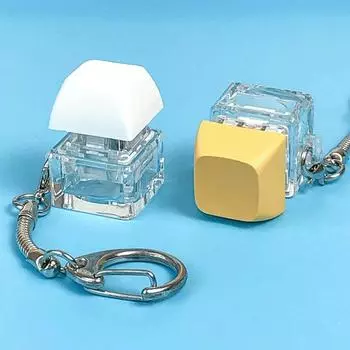 Merit +1 Muyu Декомпрессионный брелок Механическая клавиатура Кнопка Наконечник Клавиши Подвеска Игрушка-антистресс чёрный