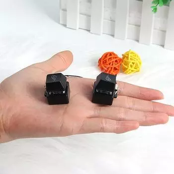 Merit +1 Muyu декомпрессионный брелок ожерелье светодиодная лампа кнопка кончик пальца механическая клавиатура клавиша колпачок подвеска игрушка антистресс one size