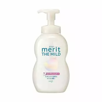Merit The Mild Foam Conditioner Pump (540мл) С самого начала выходит в виде пены. Слабокислотный, как волосы и кожа головы.