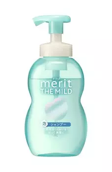 Merit The Mild Foaming Shampoo Pump Выходит в виде пены из кислых волос и (540мл) начало.Слабо скальпируется.