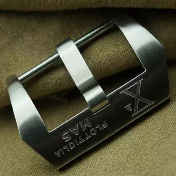 MERJUST нержавеющая сталь 316L 22 мм 24 мм 26 мм матовый кожаный ремешок для мужчин X-Men резиновый ремешок для часов с пряжкой для PAM Pilot Watch Zenith 22MM