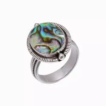 Mermaid Dream Abalone Shell - Australia 925 Sterling Silver Ring V5089, Blue Ring, Oval Ring, Valentin s Day Gift, Gift For Her, Birthday Gift, Handma