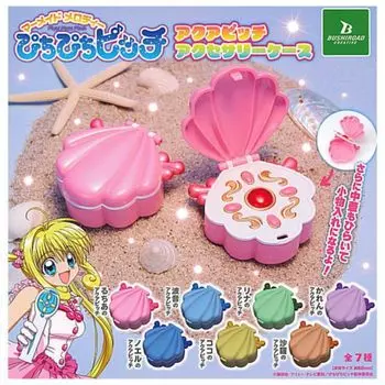 Mermaid Melody Pichi Pichi Pitch Aqua Pitch Аксессуары Чехол x Все 7 Типов Набор Полный Комп Gacha Gacha Капсула Игрушка