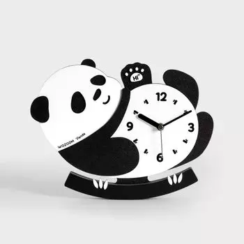 Mermbe Table Panda Can Scandinavian Living Entrance Table, Подарочные часы на новоселье, Стильные, Милые, Тихие, Часы, Качели, Интерьер, Детская комната,