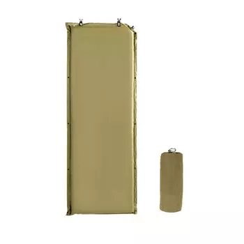 MERMONT Кемпинговый коврик надувной коврик толщиной 5 см, одинарный, автоматический, надувной, для сна в машине, для кемпинга на открытом воздухе, для одиночного кемпинга, спальный коврик надувная кровать BAB001BR (Золото)