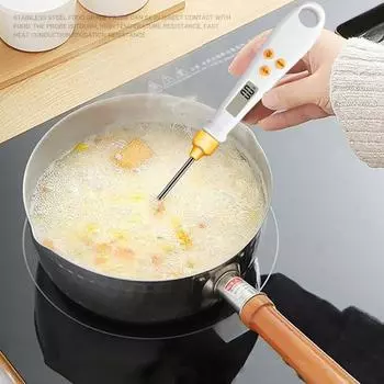 Мерная ложка для еды 800 г / 0,1 г Высокоточные цифровые весы с ЖК-дисплеем Многофункциональная ложка для собак, кошек и птиц чёрный