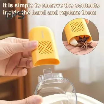 Мерная ложка для кофе со съемной ручкой, прозрачная шкала, контейнер для хранения зерен, чая, сахара, инструментов бариста, совок для риса без посыпки жёлтый