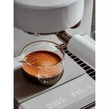 Мерные стаканы для кофе эспрессо из прозрачного стекла 100 мл со шкалой для домашней кухни, измерительные инструменты