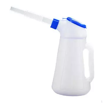 Мерный контейнер для масла, портативный, эффективный, прочный, с крышкой для автомобиля 1.2L