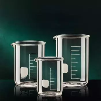 Мерный стакан из боросиликатного стекла 50 мл, 100 мл, 250 мл - термостойкий и многофункциональный стакан