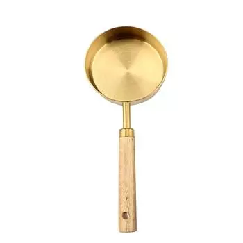 Мерный стакан из нержавеющей стали, мерная ложка, горшок 125 мл One Size жёлтый