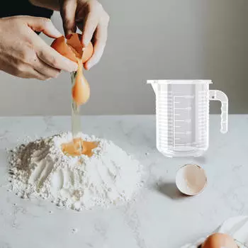 Мерный стаканчик для выпечки, портативный кувшин для воды, кухонный инструмент для чайного магазина L