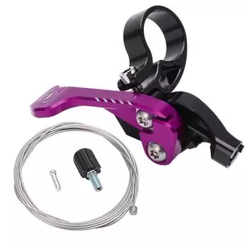 MEROCA Велосипедный подъемный трубопроводный контроллер для сиденья велосипеда Телескопический переключатель подседельного штыряЧерный Фиолетовый