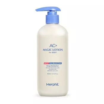 Merpil Back Acne/Body Trouble Improvement AC+ Magic Body Lotion, 1 шт., 400 мл