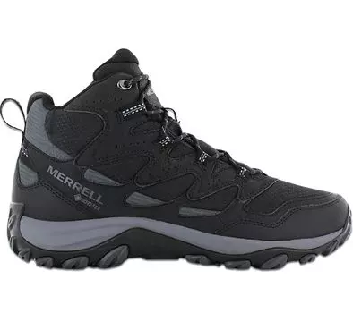 Merrell West Rim Sport Mid GTX - GORE-TEX - Мужская походная обувь Трекинговые ботинки черные J036519 ОРИГИНАЛ EU 41 UK 7 чёрный