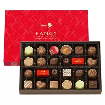 Merry Chocolate Fancy Chocolate 24 шт. упакованная подарочная карта прилагается Поздравительный подарок