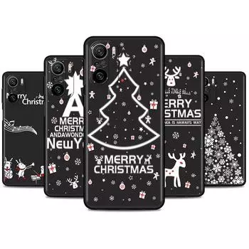 Merry Christmas In Winter Case For Xiaomi Redmi Note 11 10 9 Pro K40 10S 9S 9A 9C Phone Cover 9T 8 8T 7 11T Silicone Shell Redmi K40 Pro