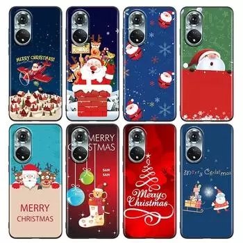 Чехол для телефона Merry Christmas Santa Claus Elk для Honor X8 60 8X 9X 50 30i 21i 20 9A Play Nova 8i 9 SE Y60 Magic4 5G Pro Lite Honor 60 SE