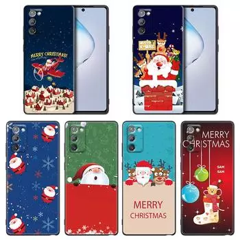 Веселого Рождества Санта-Клаус Лось Samsung Galaxy A91 A73 A72 A71 A53 A52 A7 M62 M22 M30s M31s M33 M52 F23 F41 F42 5G 4G чехол для телефона Samsung F23