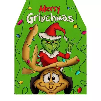 Merry Christmas Table Runner, Funny Santa Xmas Home Kitchen Decor, Winter Holiday Puppy Dining Decoration Party One Size