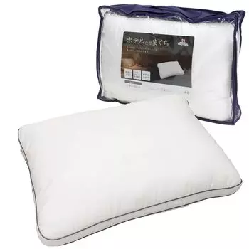 Merry Night Pillow Hotel Specification Pillow Off White Approximately 43 x 63 cm Antibacterial and odor resistant cotton Side fabric Peach skin
