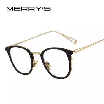MERRY S DESIGN женские классические ретро очки «кошачий глаз» модная оптическая оправа очки S 2072 синий