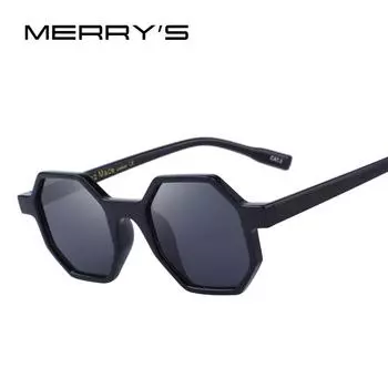 MERRY S DESIGN Женские модные квадратные солнцезащитные очки с защитой UV400 S 6129 белый