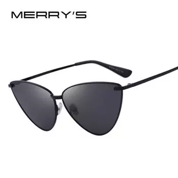 MERRY S DESIGN Женские ретро винтажные солнцезащитные очки «кошачий глаз» с защитой UV400 S 6083 красный