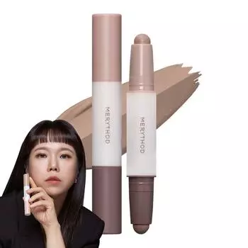 Merry Saw Double Contour Stick 3.3g, 01 Ash Gray, 1 piece