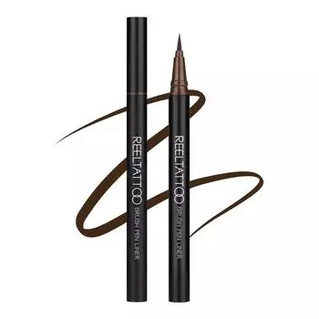 Merry Saw Lil Tattoo Brush Pen Liner Eyeliner 0.4g, matte brown, 1 piece