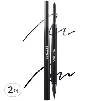 Merry Saw Lil Tattoo Dual Liner, 01 Mood Black, 2 pieces