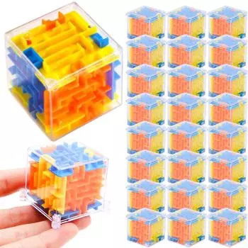 Merrytime Mini 3D 3D Набор для вечеринки Большие дети будут наслаждаться Кубом, Лабиринтом, Головоломкой, Брелоком, Игрушкой, Призом, Ярмаркой, Событием, Фестиваль, 40, Товары, Фестиваль,