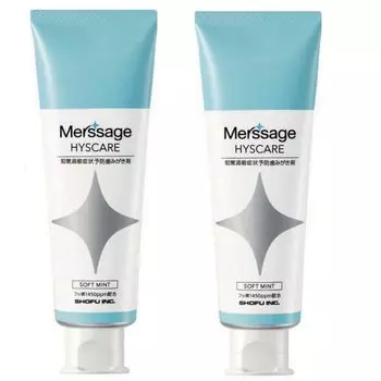 Mersage Hiscare Gel Soft Mint 60 г 1450 ppm x 2 [Shofu] (Стоматологический эксклюзив/квази-лекарство)