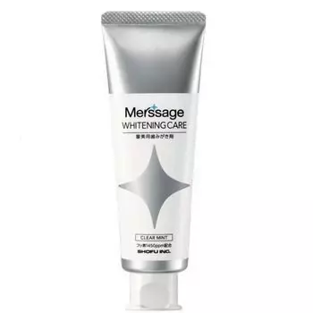 Mersage Отбеливающий уход 80 г 1450 частей на миллион [Shofu] Dental Exclusive/Quasi-drug