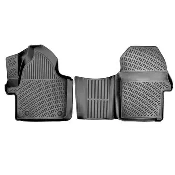 Мерседес Бенц Спринтер - Микроавтобус (после 2019 года) Высококачественные и прочные резиновые автомобильные коврики — без запаха, нескользящие, долговечные.