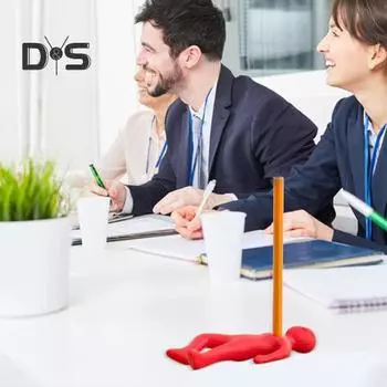 Мертвая человеческая фигурка держатель для ручки забавные красные статуи трупа стеллаж для хранения карандашей настольные аксессуары для офиса класс дома красный