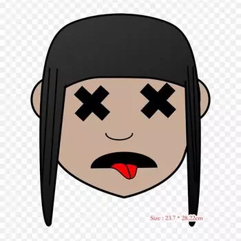 Мертвая голова Winterland Deadhead Железо на теплообмене Печать Виниловые патчи Наклейка для одежды DIY Аппликации Моющиеся пластыри