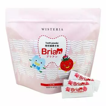 меры для того, когда вы хотите сделать зубную пасту Brian x 60 пакетов со вкусом клубники Тип порошка Официальный [Чистите зубы не так] Детский 0,5 г