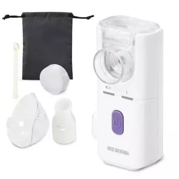 [Меры противодействия простуде/пыльце/сухости] Ингалятор Iris Ohyama, небулайзер, карманный ультразвуковой ингалятор, ручной ингалятор, небулайзер, портативный, для лечения астмы и горла