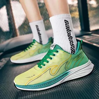 Mesh breathable casual shoes Korean version of the four seasons new fashion trend sports running shoes thick-soled versatile dad shoes men 39