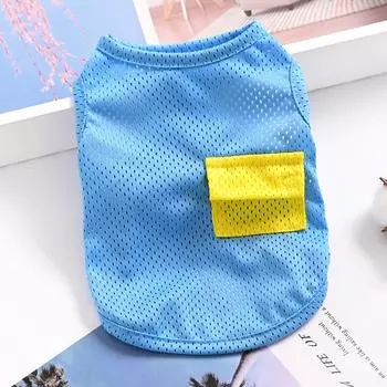 Mesh Breathable Pet Cat Dog Clothes Teddy Small Puppy Summer Vest XS