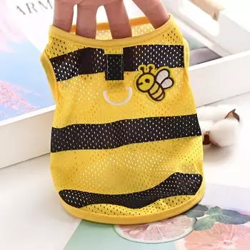 Mesh Breathable Pet Cat Teddy VIP Small Dog Clothes Summer Thin Vest XS