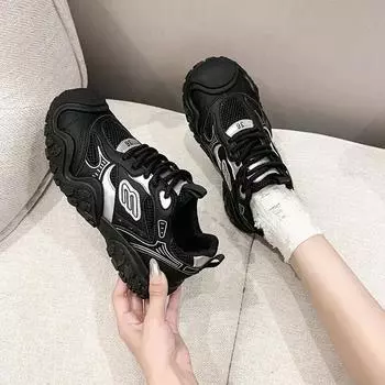 Mesh Breathable Shoes for Women Sneakers High on Platform Athletic Sports Woman Footwear Cheap Designer Luxury 2024 New 39 In A 35