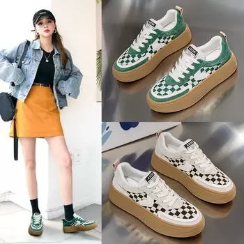 Mesh Breathable Thick Bottom Tide Casual De Training Shoes Women s Shoes 40 зелёный