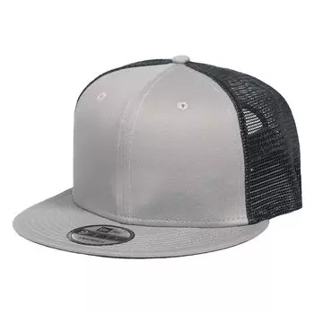 Mesh Cap Cap Plain Hat 9FIFTY NewEra 99HeadwearShop Baseball Cap with Sticker Standard Fit Gray [New Era] Men s Gray/Graphite [Item]