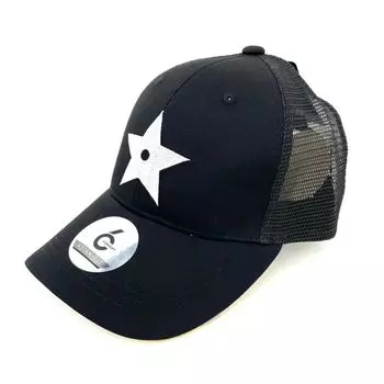 Mesh Cap Hat Golf Star Mark Star Logo Navy [Elite Grip] Men s тёмно-синий