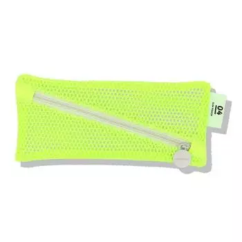 Mesh Collection Pencil Case Stylish Pencil Case [Yellow] MSH-PO04-YE