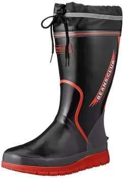 Mesh color boots BEANS CLUB Black cm 3E [Fukuyama Rubber] Men s 25.0~25.5 чёрный