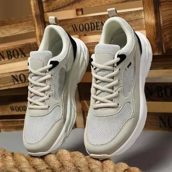 Mesh Men Sneakers Light Breathable Casual Shoes For Men Sport Footwear Plus Size 39-48 Outdoor Walking Shoes For All Season 39