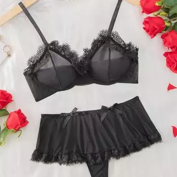 Сетчатое соблазнение сексуальный горячий полый перспективный женский костюм S